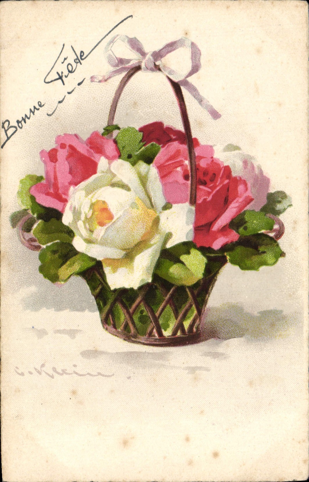 CPA Fantaisie Fleurs 