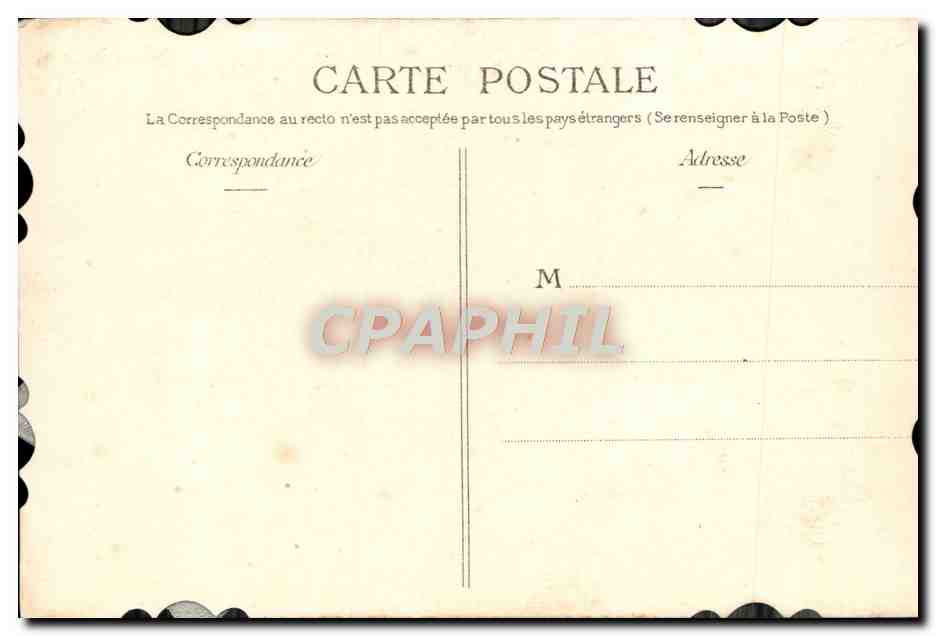 CPA Fantaisie Fleurs  — Verso