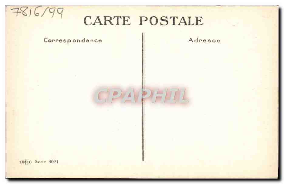 CPA Fantaisie Fleurs  — Rückseite