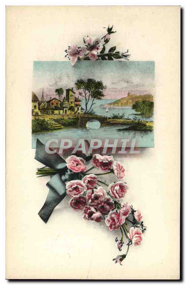 CPA Fantaisie Fleurs 