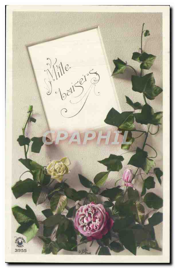 CPA Fantaisie Fleurs