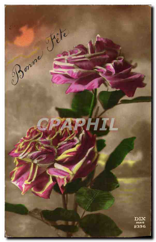 CPA Fantaisie Fleurs