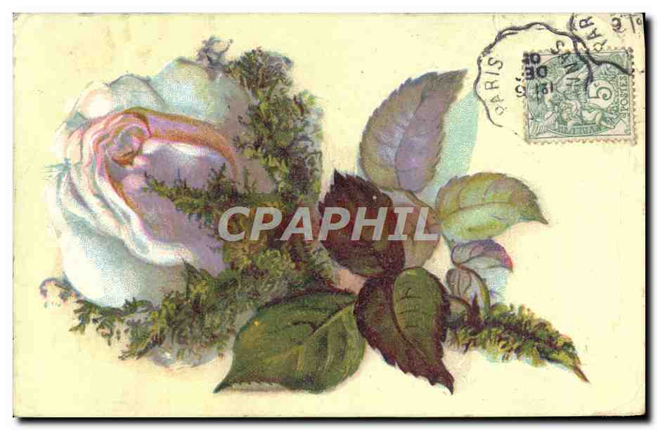 CPA Fantaisie Fleurs