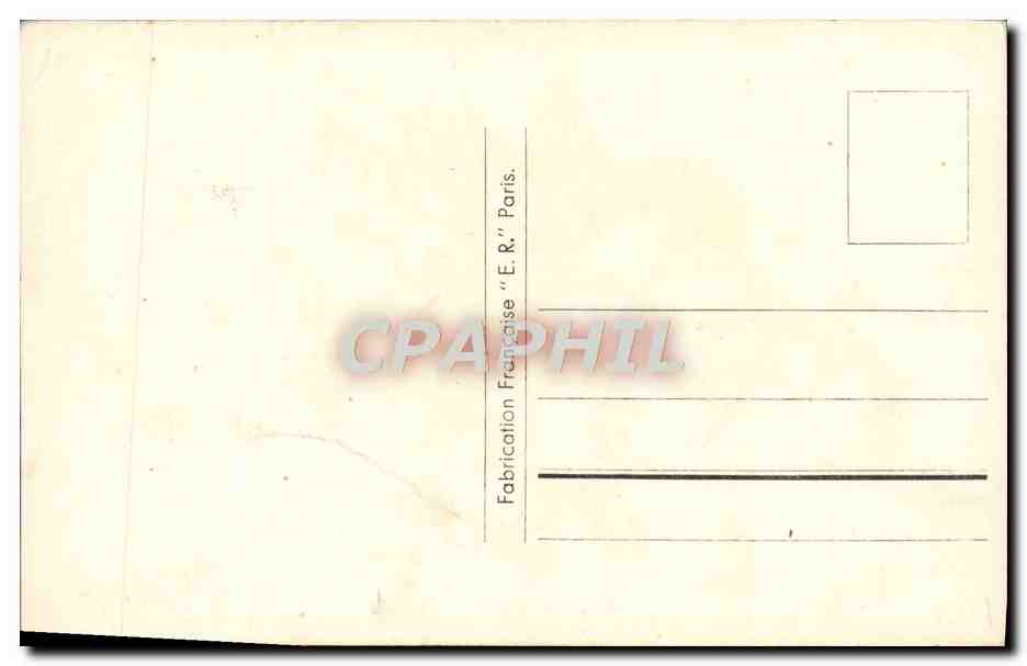 CPA Fantaisie Fleurs — Verso