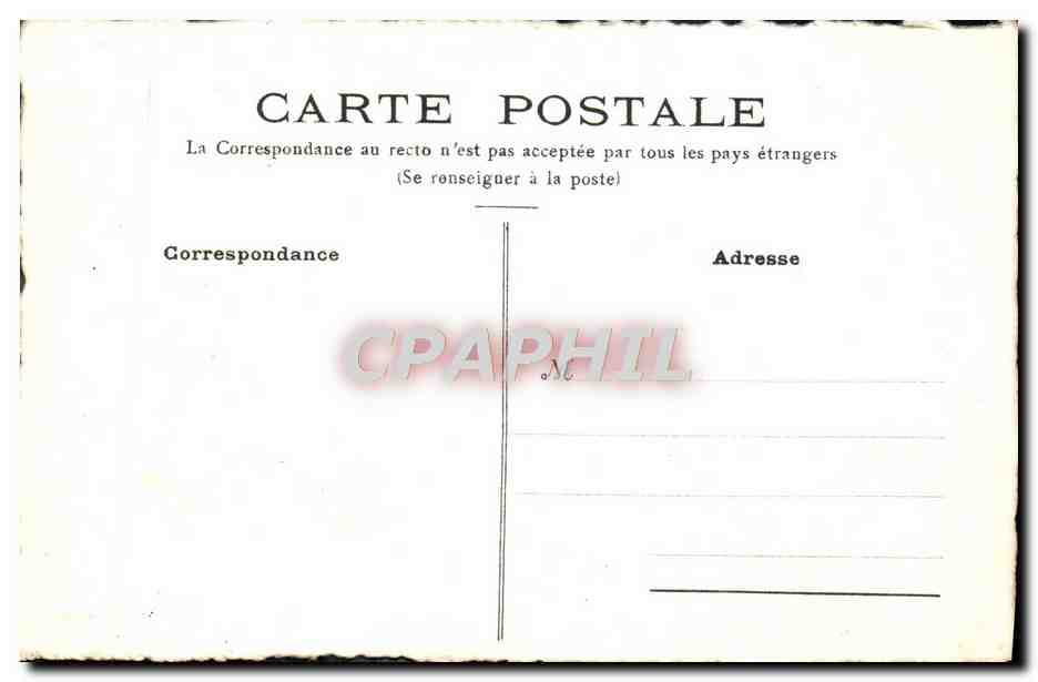 CPA Fantaisie Fleurs — Rückseite