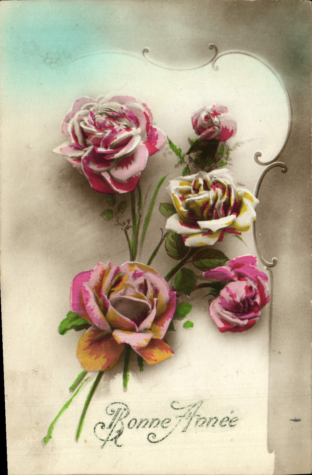 CPA Fantaisie Fleurs