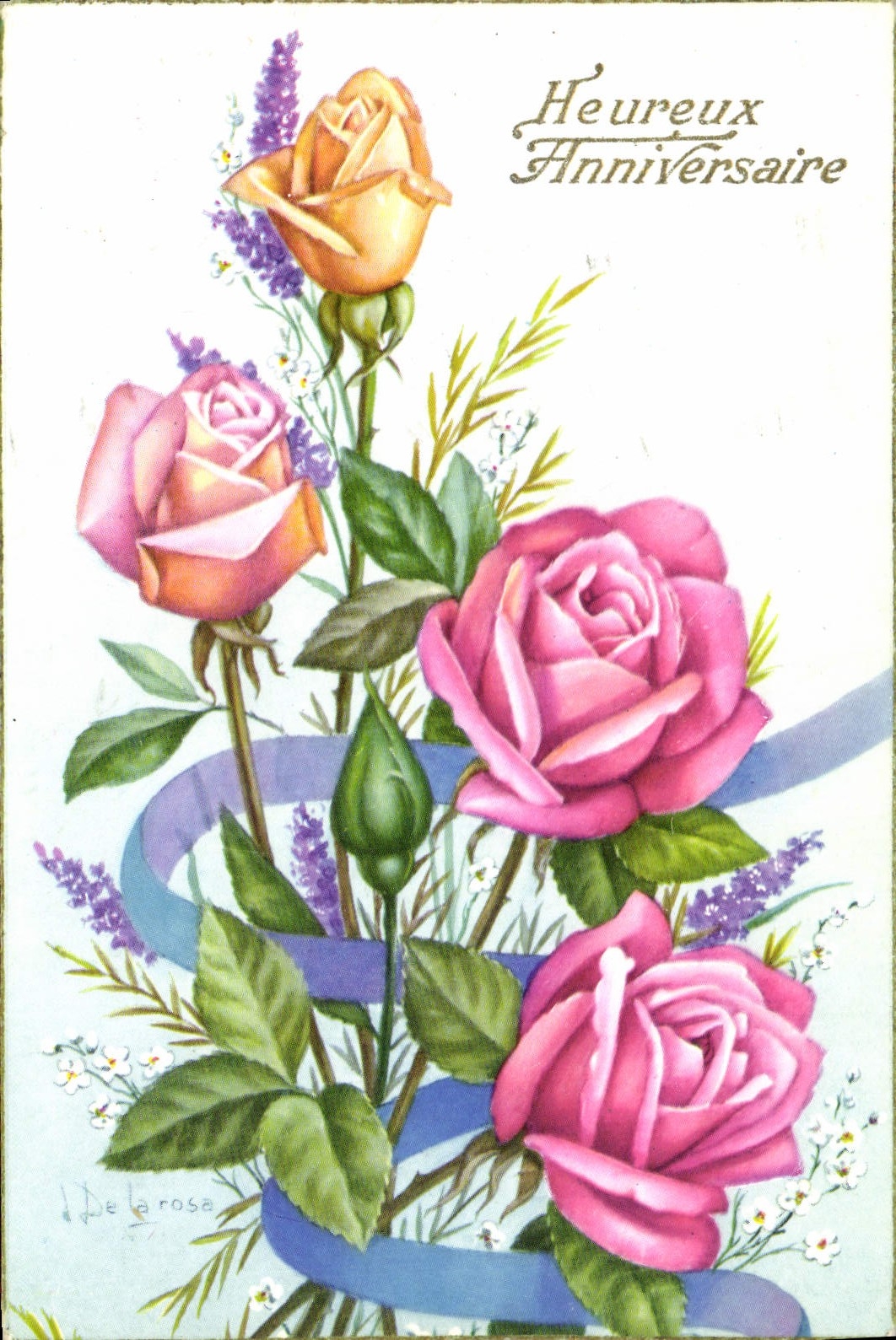 CPA Fantaisie Fleurs 