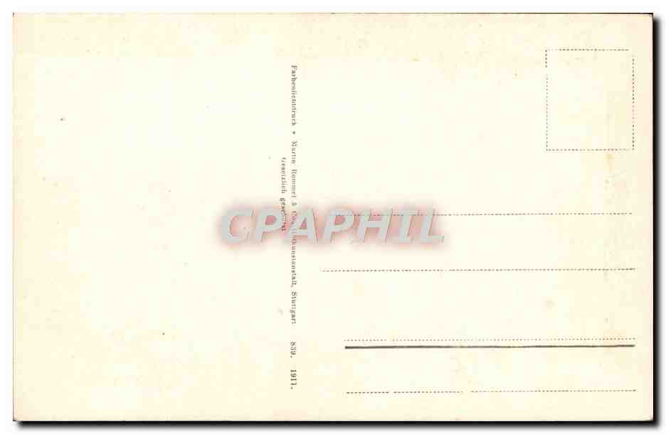 CPA Fantaisie Fleurs  — Verso