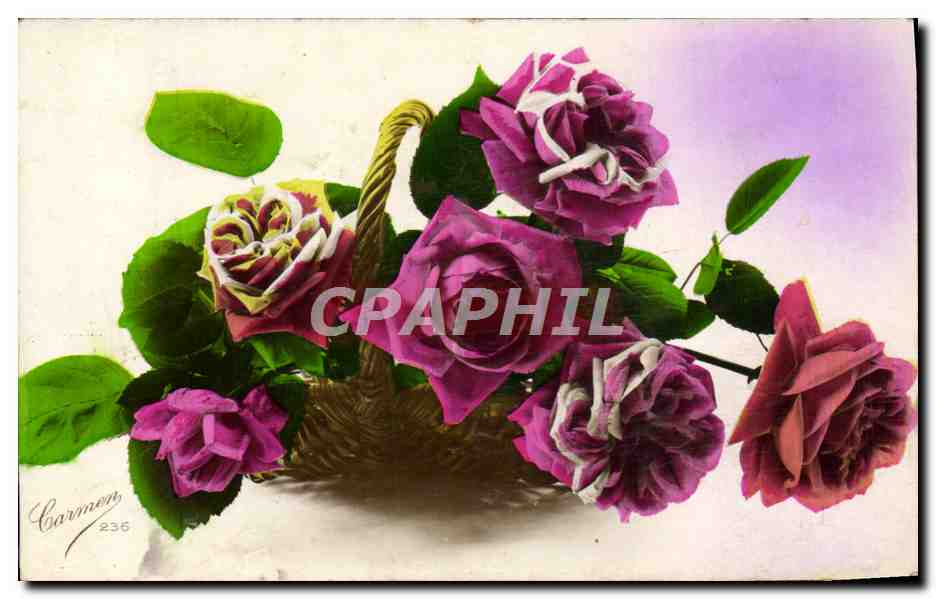 CPA Fantaisie Fleurs 
