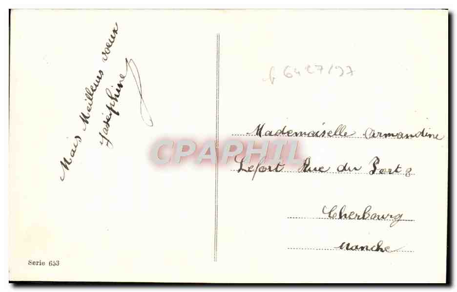 CPA Fantaisie Fleurs  — Verso