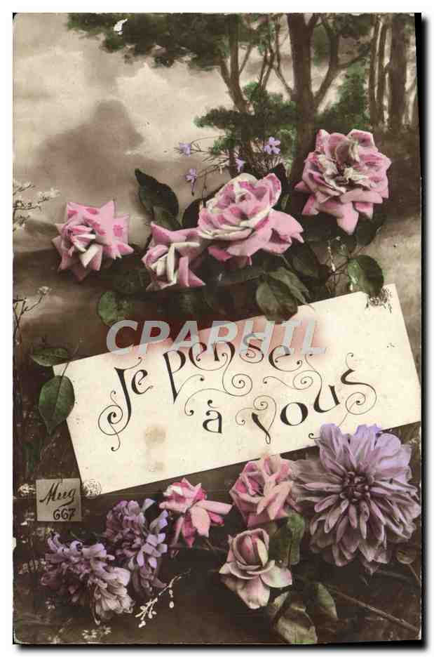 CPA Fantaisie Fleurs 