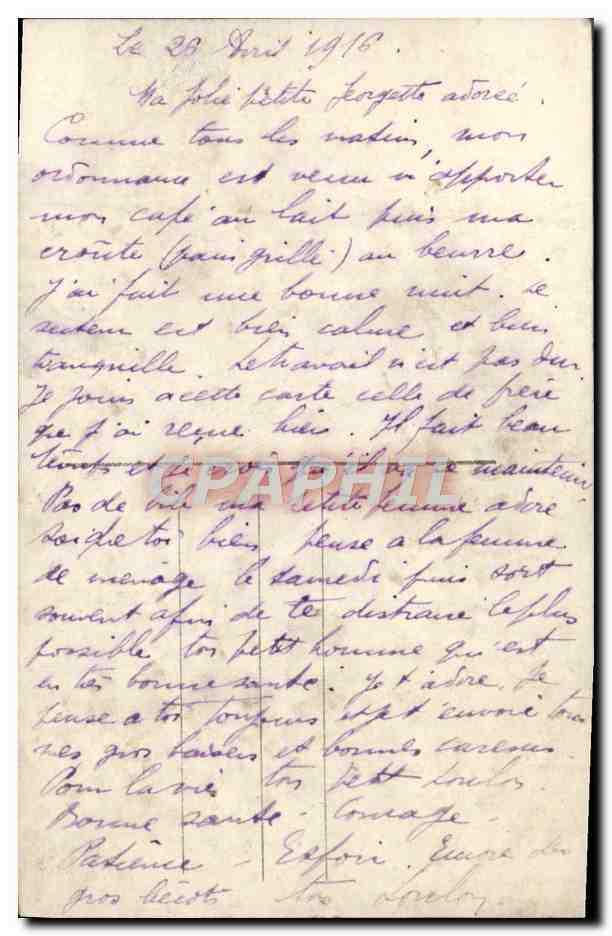 CPA Fantaisie Fleurs  — Back