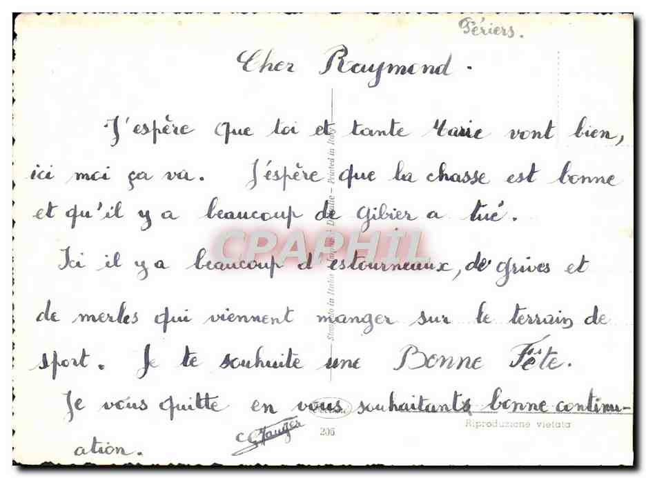 CPA Fantaisie Fleurs  — Verso