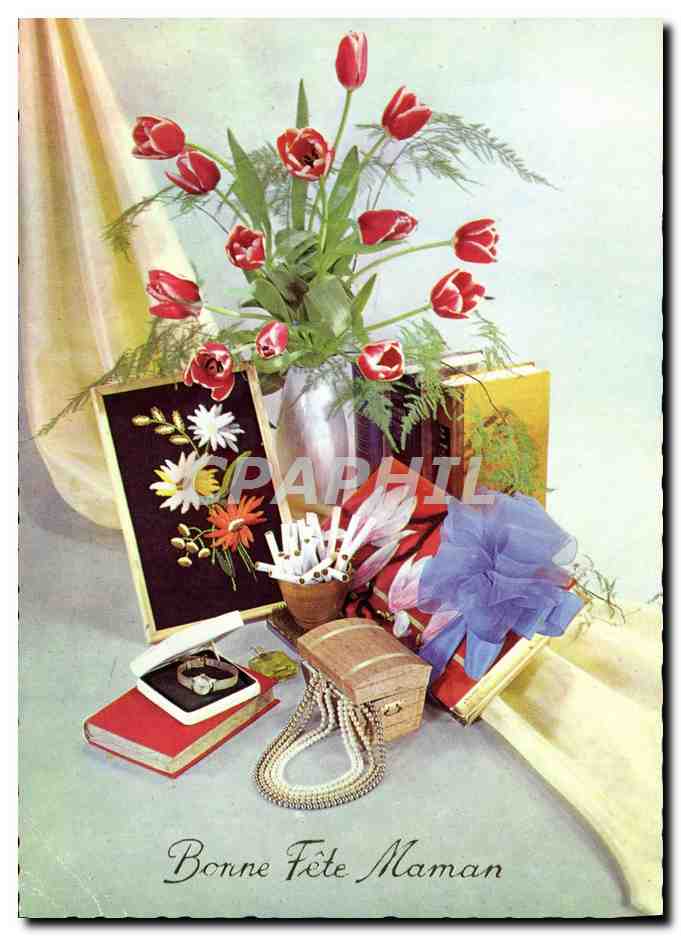 CPA Fantaisie Fleurs 