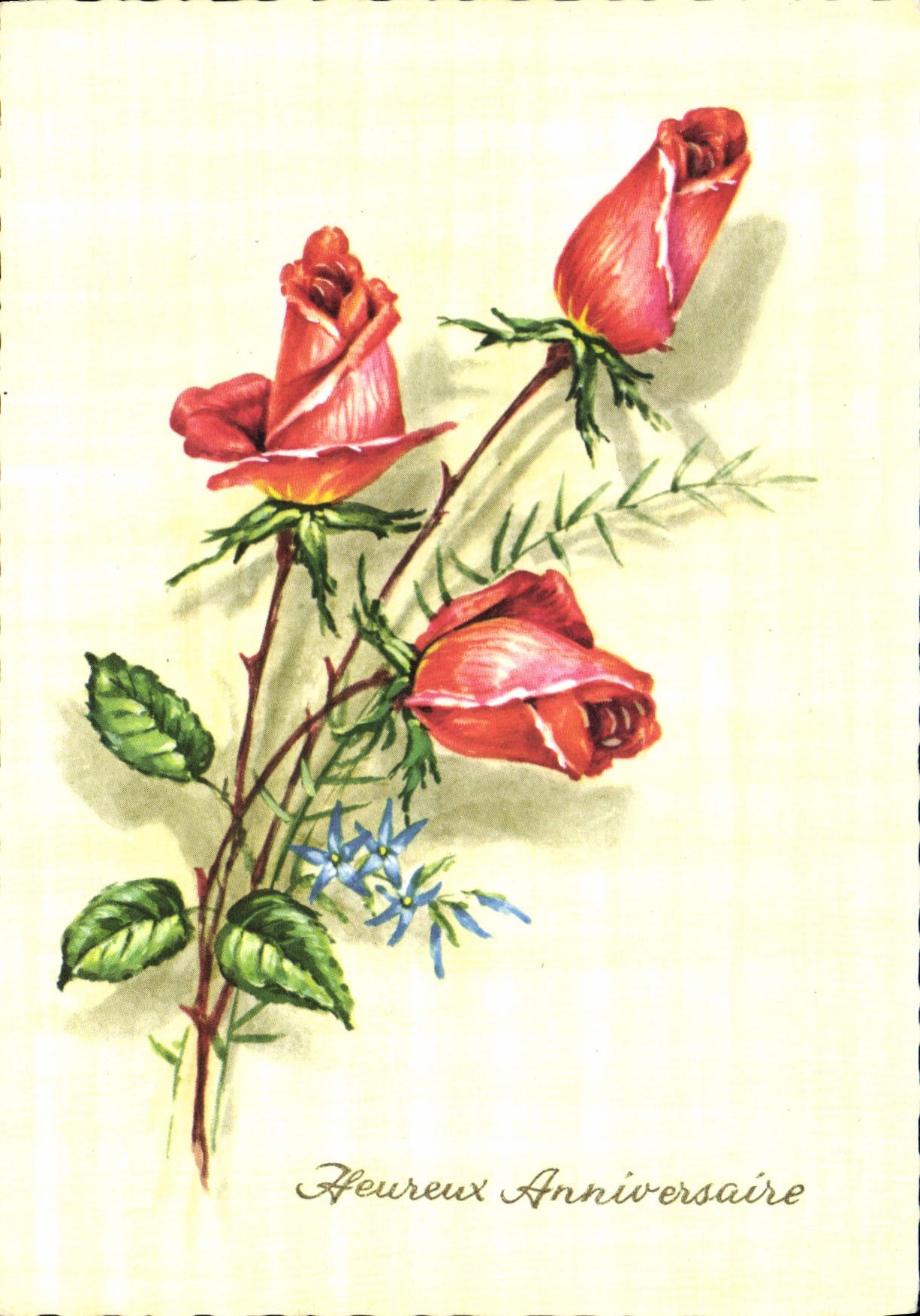 CPA Fantaisie Fleurs 