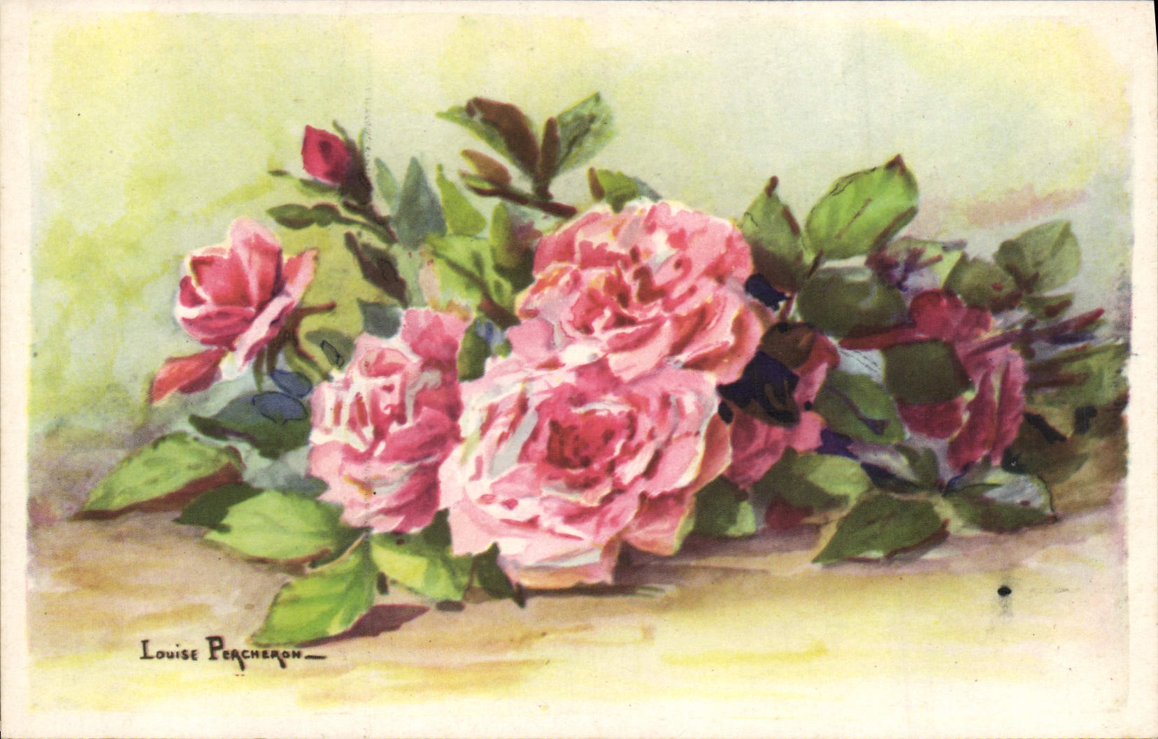 CPA Fantaisie Fleurs 