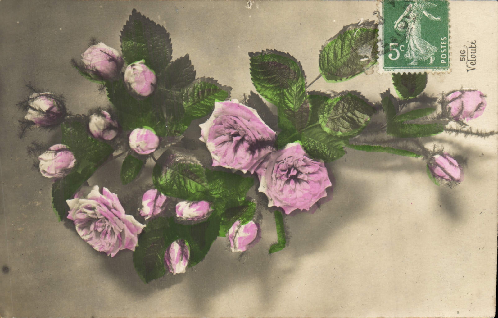 CPA Fantaisie Fleurs 