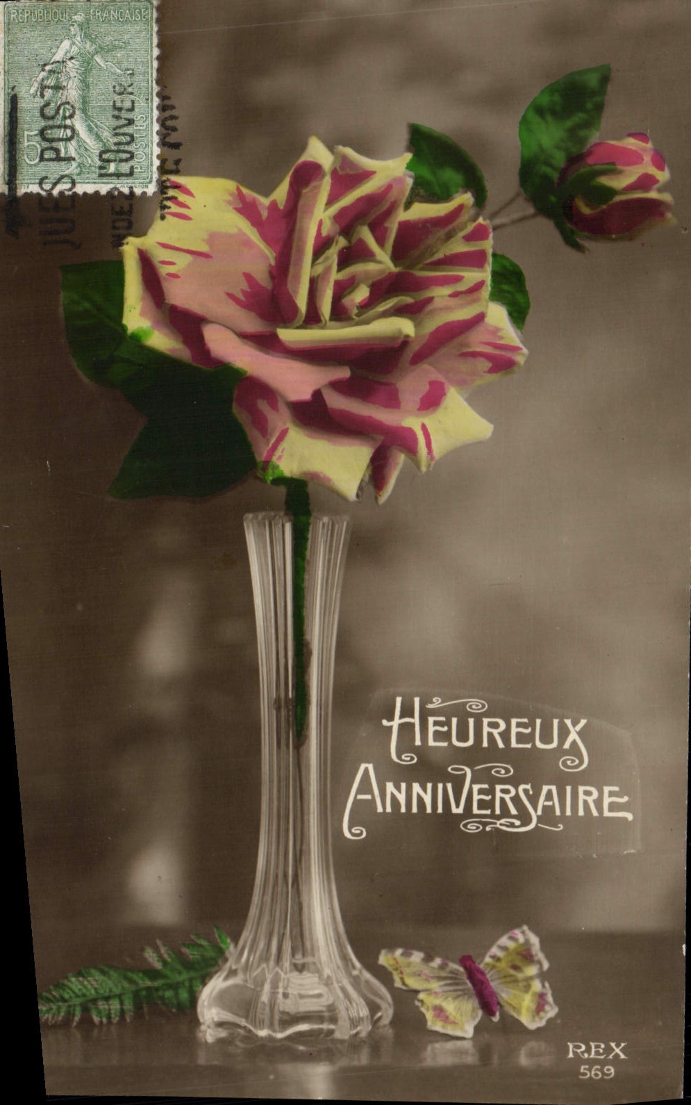CPA Fantaisie Fleurs 