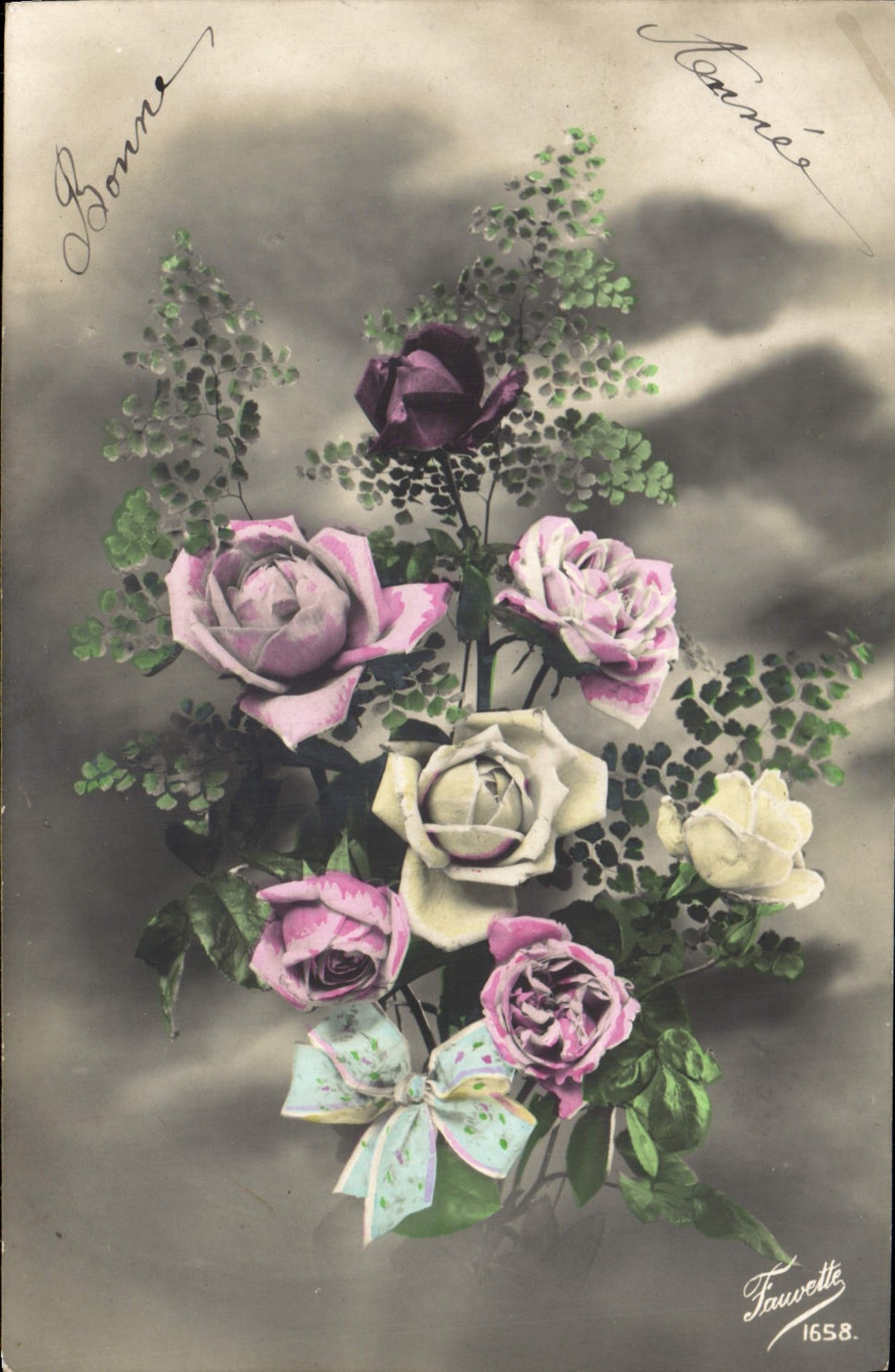 CPA Fantaisie Fleurs 