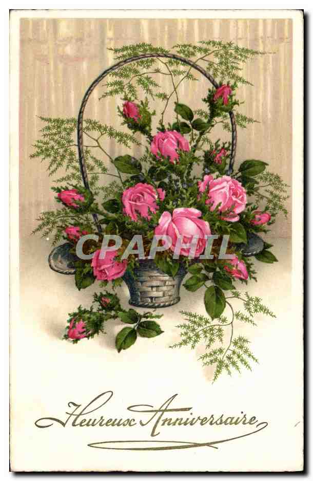 CPA Fantaisie Fleurs 
