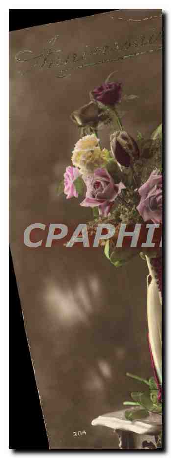 CPA Fantaisie Fleurs 