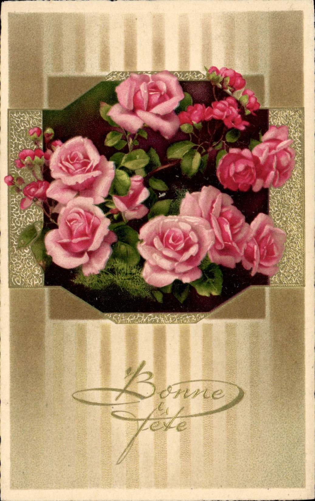 CPA Fantaisie Fleurs 