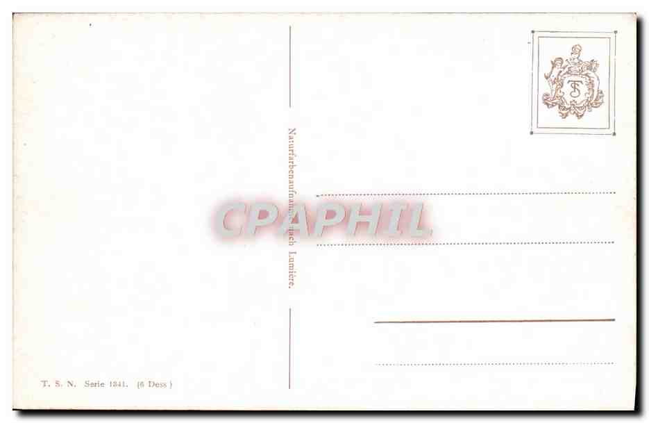 CPA Fantaisie Fleurs  — Verso