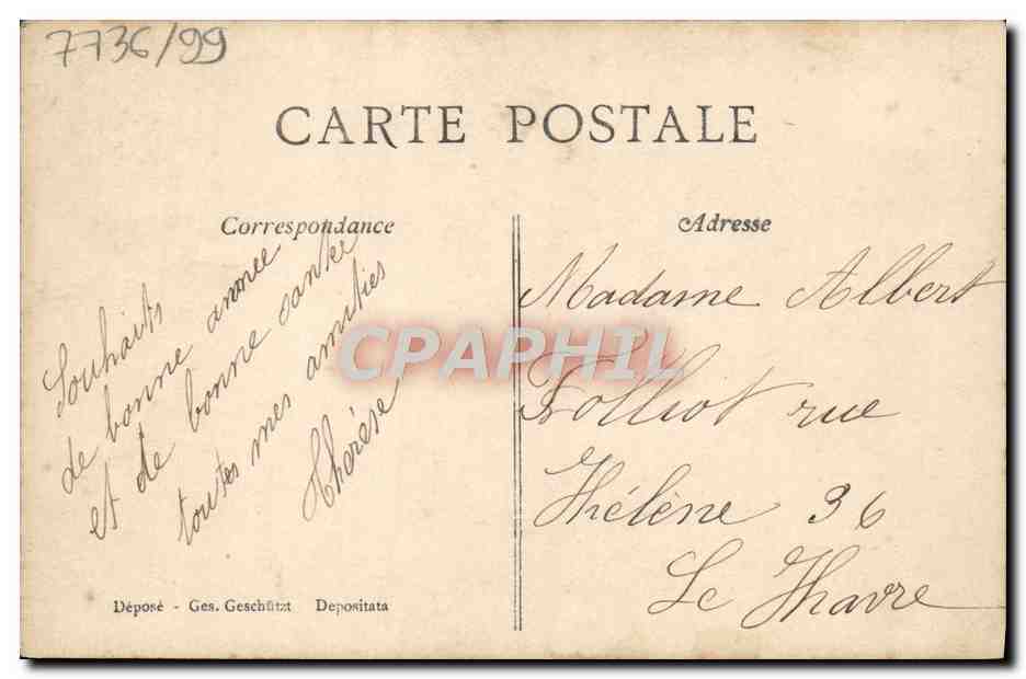 CPA Fantaisie Enfants — Rückseite