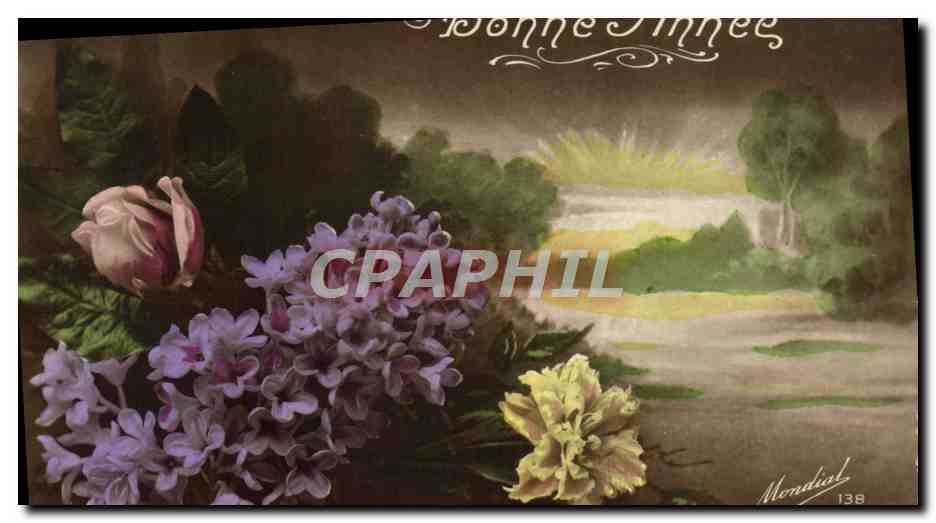 CPA Fantaisie Fleurs 