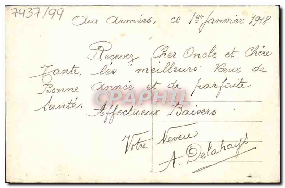 CPA Fantaisie Fleurs  — Verso