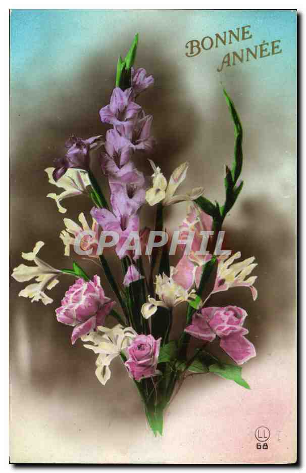 CPA Fantaisie Fleurs 