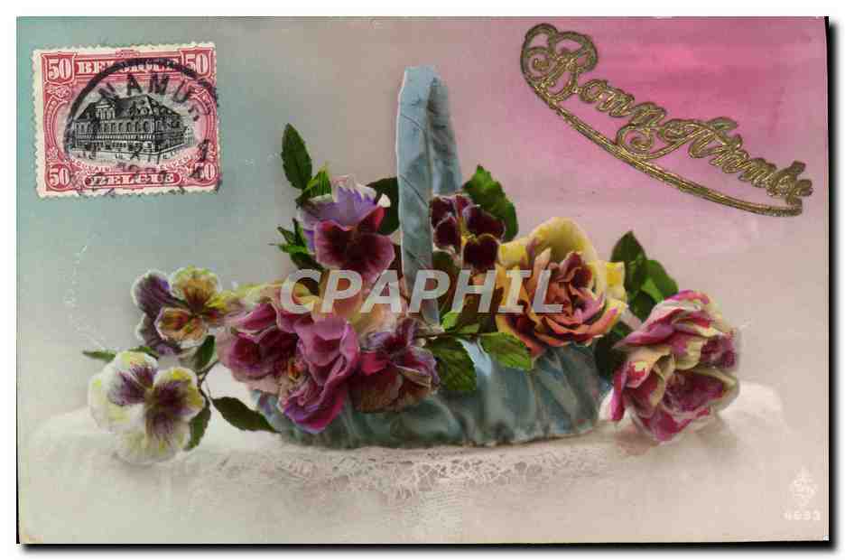 CPA Fantaisie Fleurs 