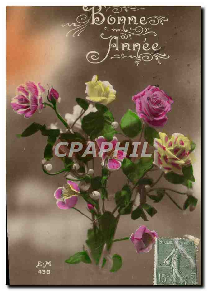 CPA Fantaisie Fleurs 