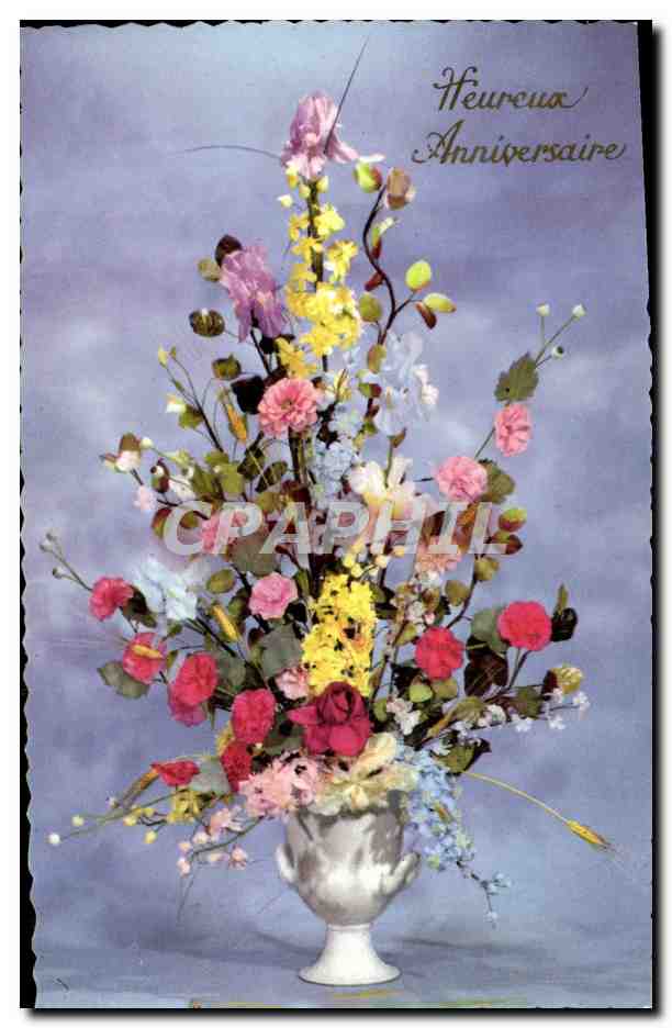 CPA Fantaisie Fleurs 