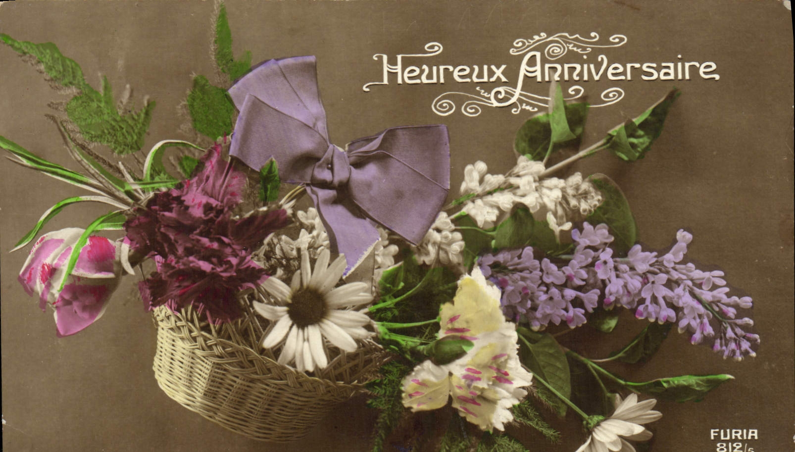 CPA Fantaisie Fleurs 
