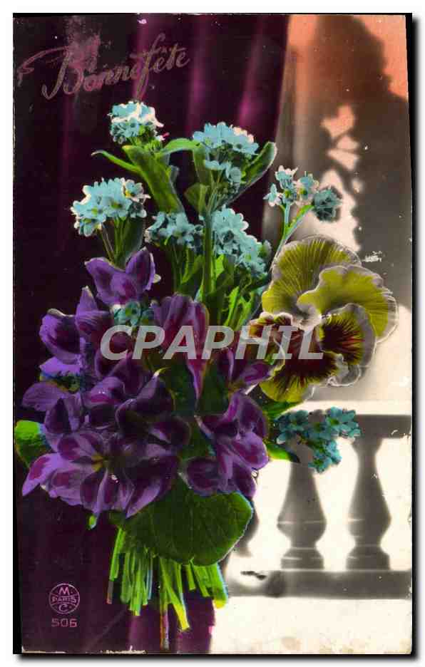 CPA Fantaisie Fleurs 