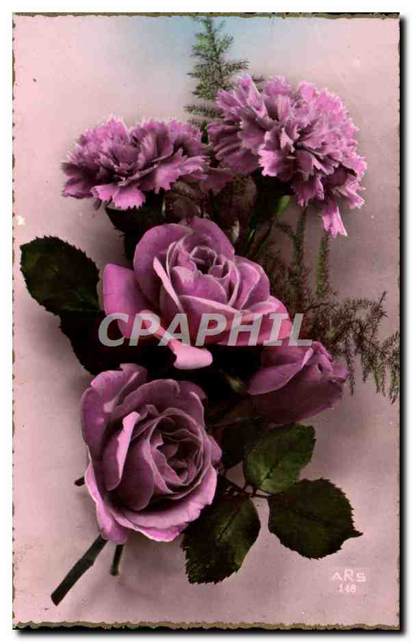 CPA Fantaisie Fleurs 
