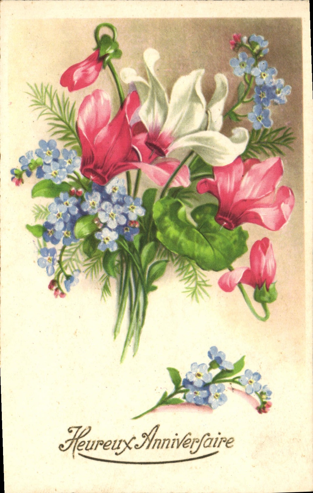 CPA Fantaisie Fleurs 