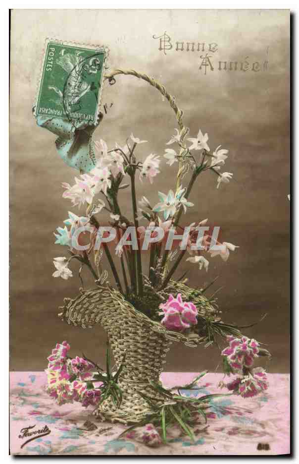 CPA Fantaisie Fleurs 