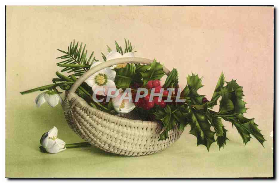 CPA Fantaisie Fleurs 
