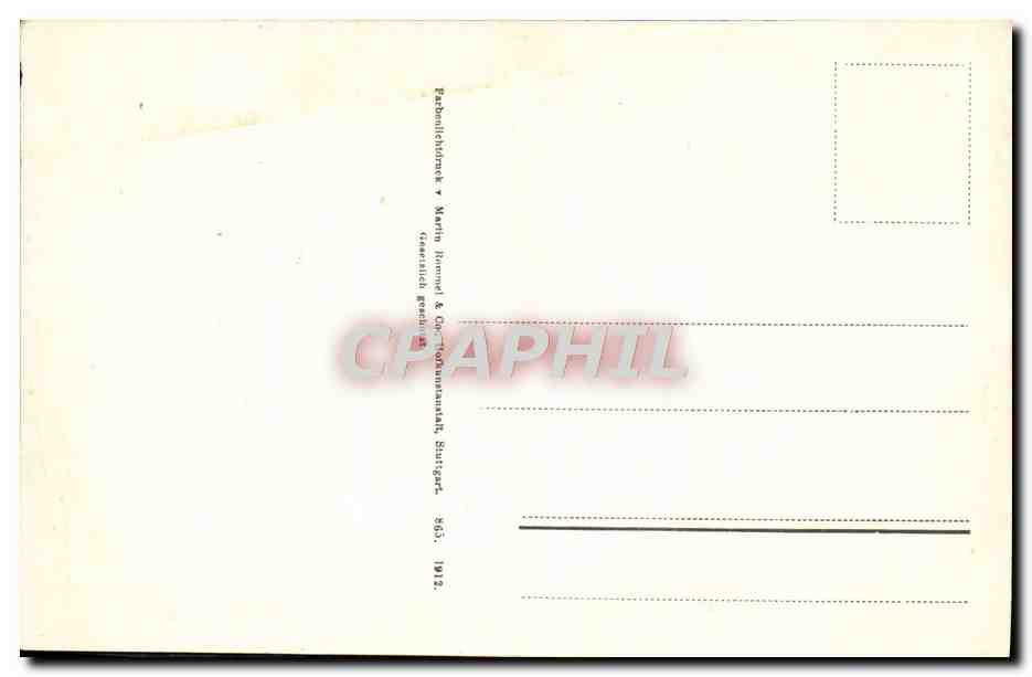 CPA Fantaisie Fleurs  — Verso