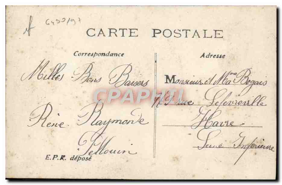 CPA Fantaisie Enfants — Rückseite