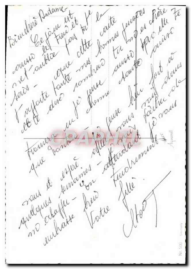 CPM Fantaisie Fleurs Bonen fete maman — Verso