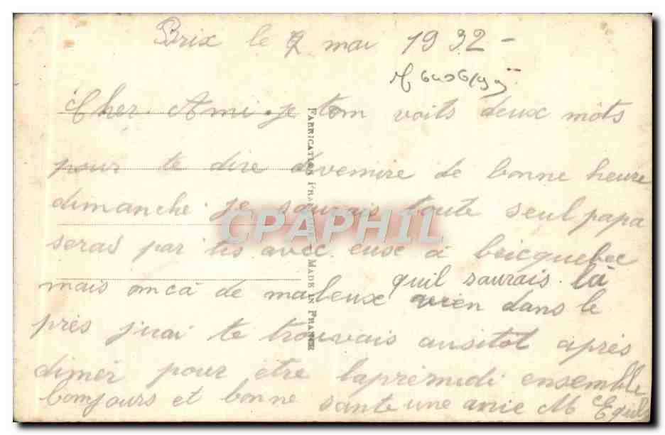 CPA Fantaisie Fleurs  — Verso