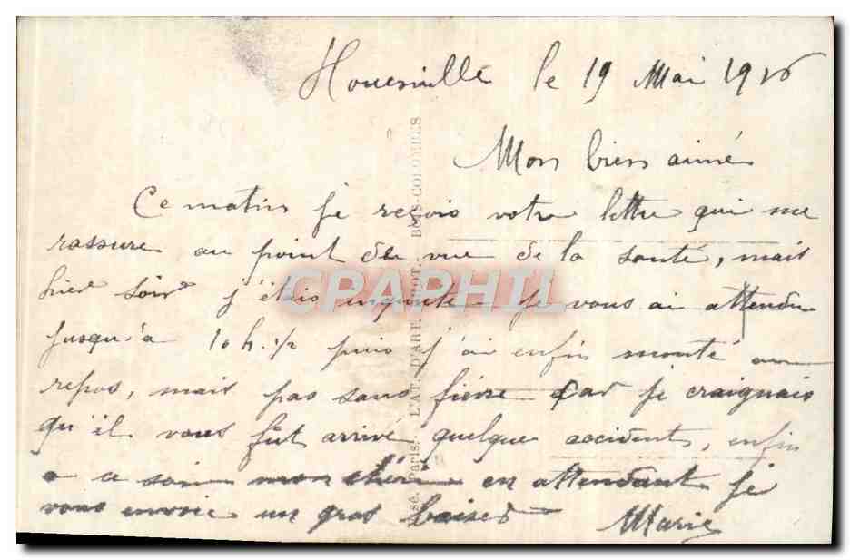 CPA Fantaisie Fleurs Femme — Rückseite