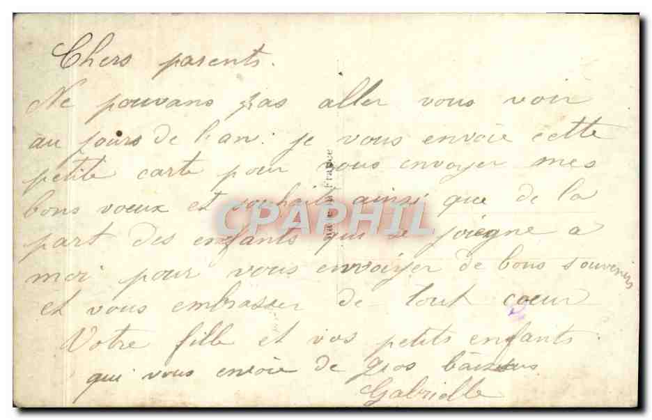 CPA Fantaisie Fleurs  — Verso