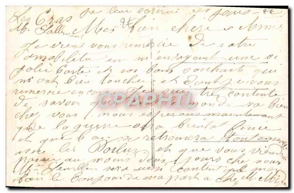 CPA Fantaisie Fleurs  — Verso