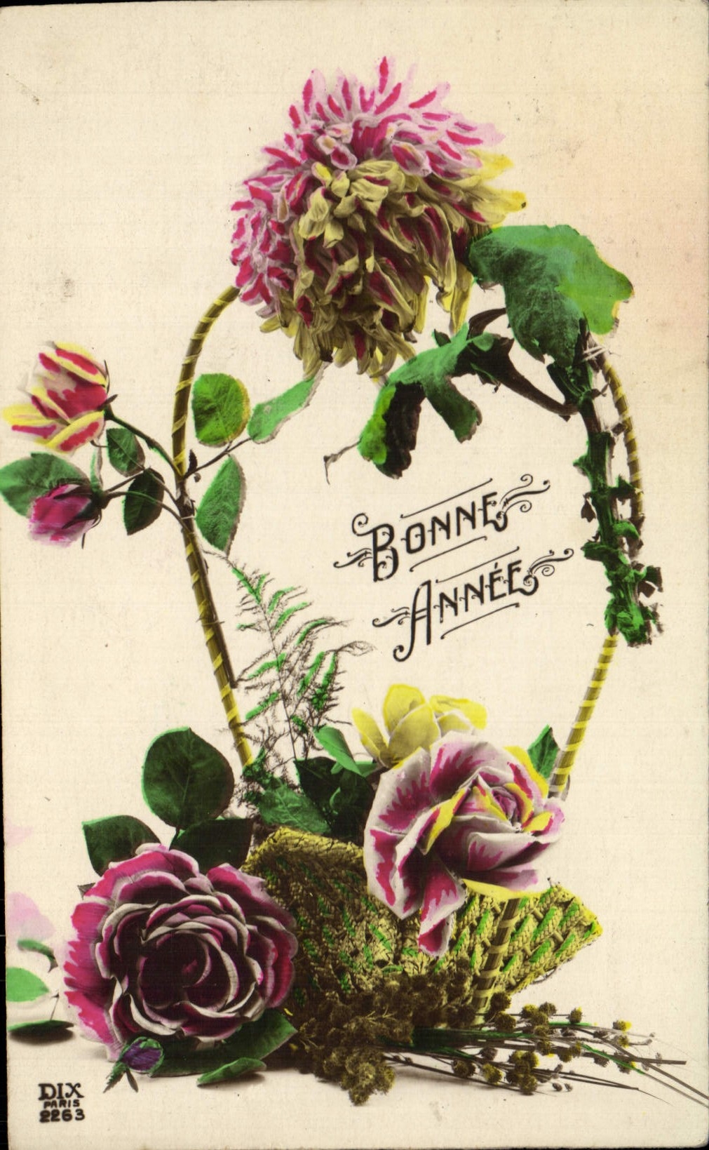 CPA Fantaisie Fleurs 