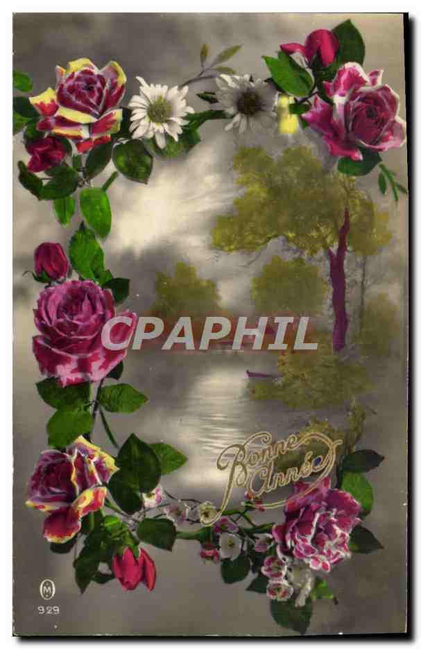 CPA Fantaisie Fleurs 