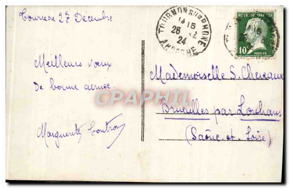 CPA Fantaisie Fleurs  — Verso